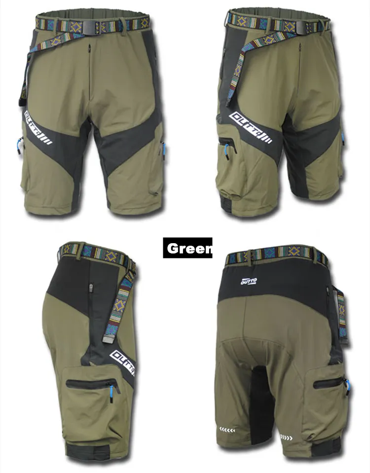 OUTTO Men039s Pantaloncini sportivi da esterno Traspirante Corsa da trekking Bicicletta Alpinismo Discesa Sciolto Ciclismo Bicicletta Outdoor Cam9116091