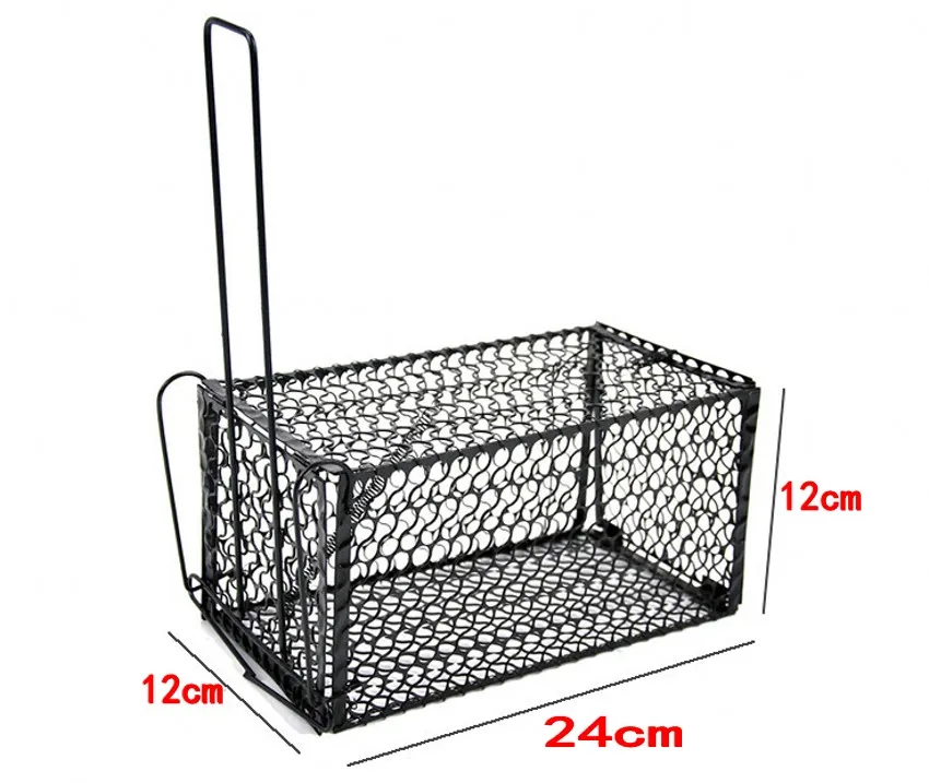 Rolig gnagare Animal Mouse Humane Live Trap Hamster Cage Mice Rat Control Catch Bait Pest Control Tools