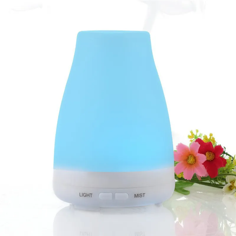 Umidificatore a nebbia fredda con aroma diffusore di olio da 100 ml con modalità nebbia regolabile, spegnimento automatico senza acqua e cambio luci a LED a i