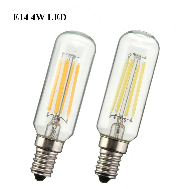 Illuminazione a led bulbo Edison vintage E14 T25 4W Risparmio energetico 400lumen Lampada retrò lampadario Lampadella Luce pura White White AC220V9069046