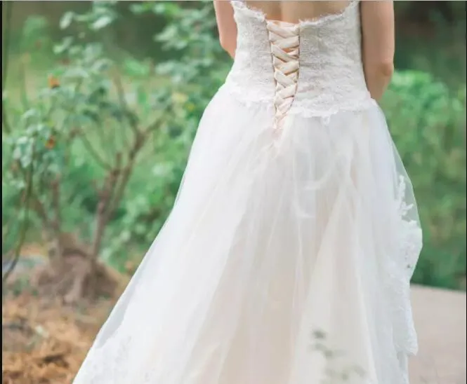 Кружева высокая низкая страна свадебные платья 2020 плюс размер с многоуровневой юбкой и оружием назад настоящие свадебные платья ручной работы Vestidos de Novia