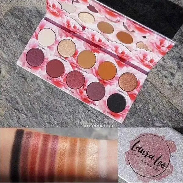 Laura Lee Los Angeles Cruauty Free Vegan Cats Pajamas Palette Palette Palette Matte et Smoky Libre