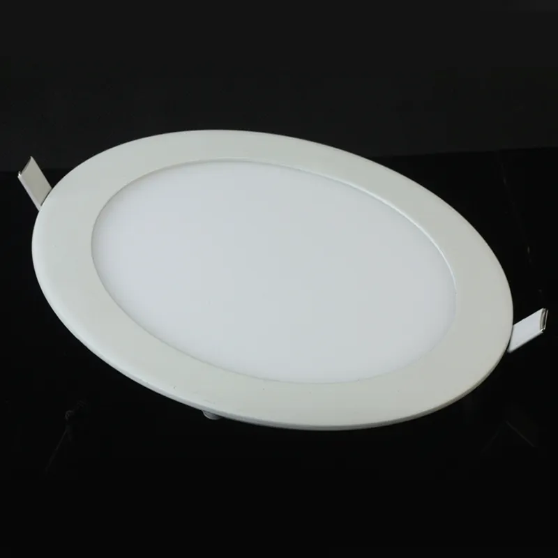 Luci di pannello a led ad alta luminosità Lampada rotonda sottile Faretto da incasso interni 9w 12w 15w 18w AC100-240V CE RoHS UL Approva