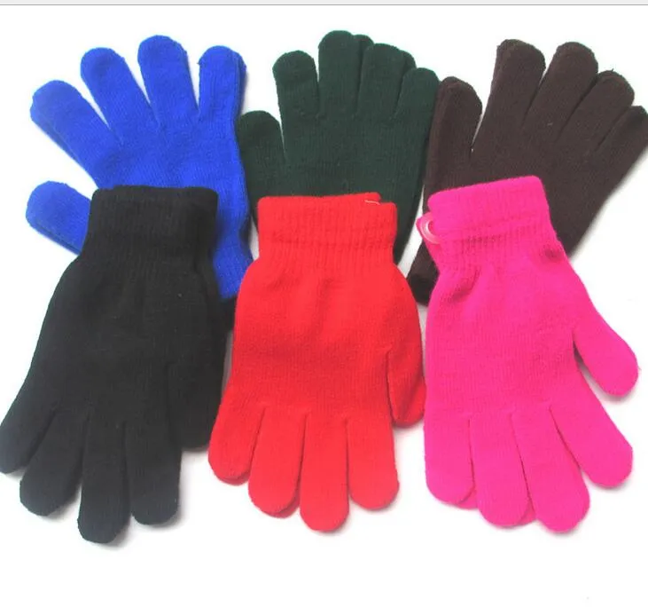 Utomhuscykel Cyklingshandske Knitted Vuxna Magiska Handskar Fem Finger Handskar Unisex Vinter Stickning Varm Glove Utomhus Sport Varmare Handskar