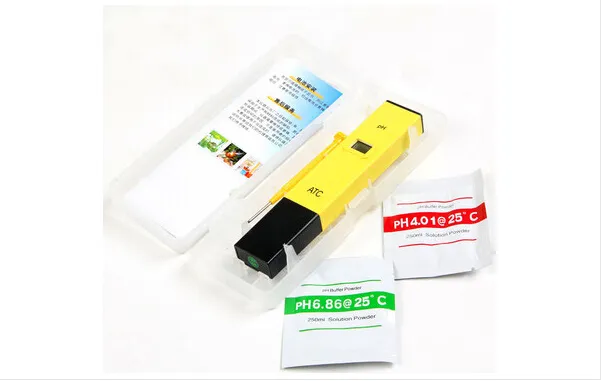 Digital pH-mätare penna av pH-009 0,0 ~ 14,0 Automatisk kalibreringstemperatur ACT Hög precision Mini PH-testare för akvarium