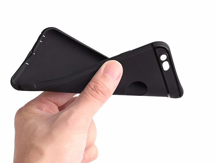 Gros bonbons couleur gommage téléphone cas pour iPhone 7 7plus Silicone TPU coque arrière coque pour iPhone 6 plus 360 Protection complète