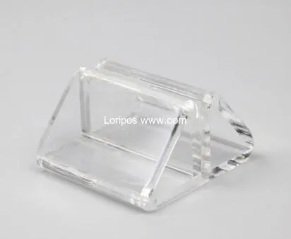 قائمة الفاتورة علامة مقطع بطاقة موقف بطاقة اسم بطاقة SNAP SNAP Clamp Clamp Triangle Acrylic Table Table Display Stand