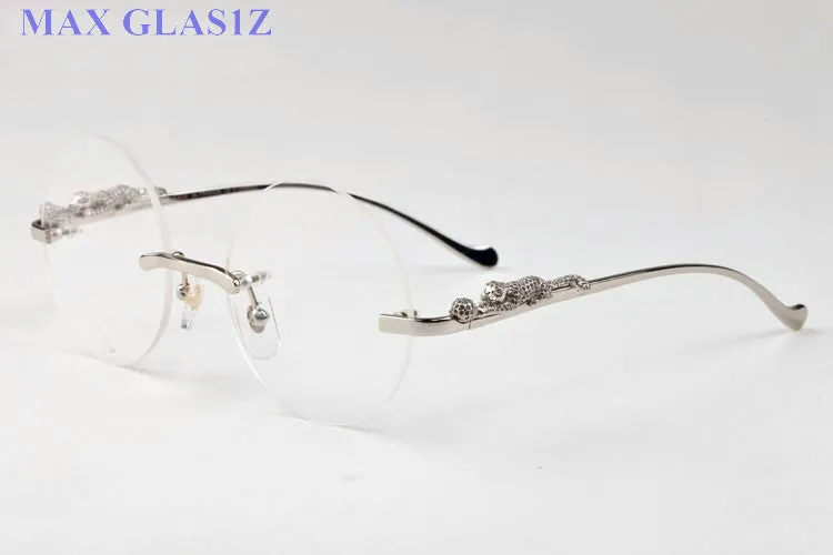 Save Big on Bulk Rimless Square Frame Sunglasses Hot Sale Sunglasses  Designer Rimless Round Frame Glasses For Men Or Women Outdoor Sports Gold  Silver