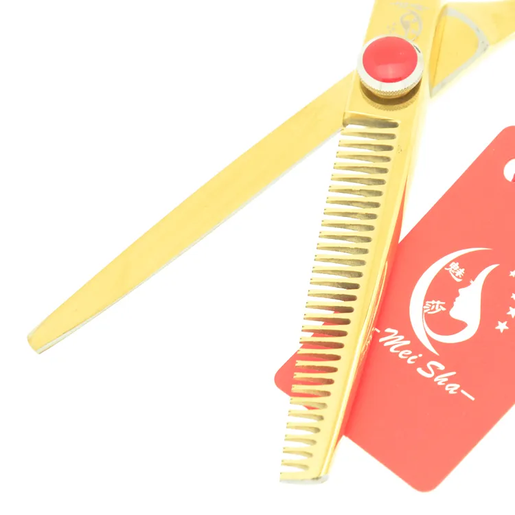 6.0 Inch Meisha Forbici da parrucchiere di alta qualità Forbici da barbiere Set Dragon Handle Capelli Straight Thinning Scissors / Shears, HA0271