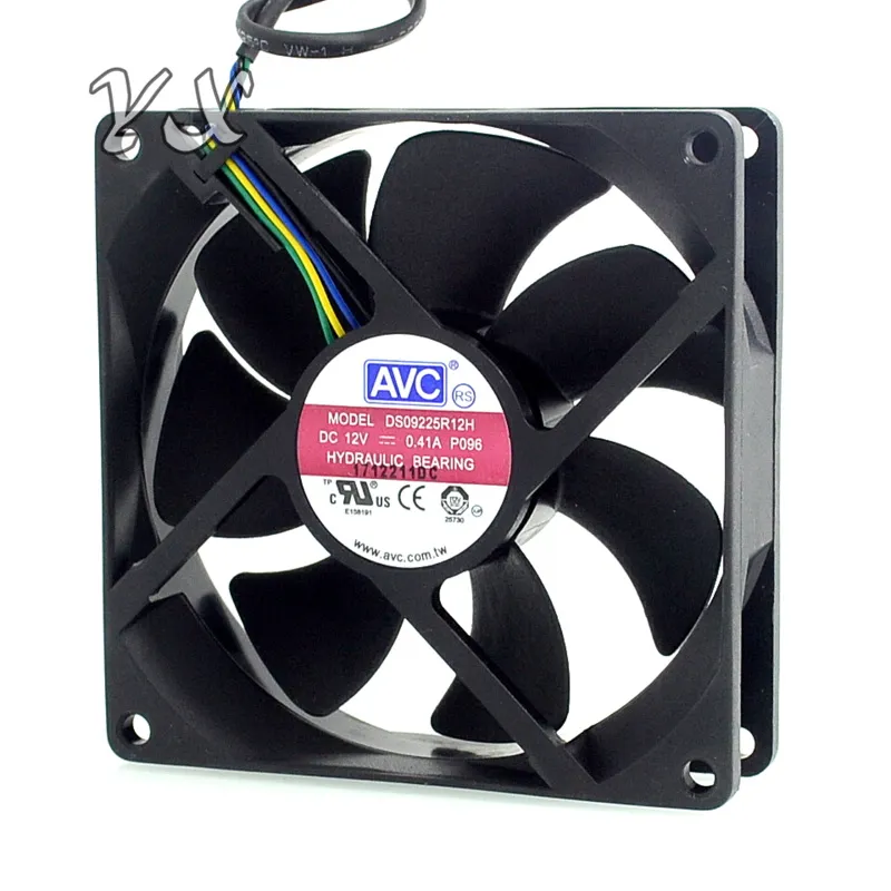 Nouveau et original DS09225R12H 9 cm 9025 12 V 0.41A 4 PWM capacité éolienne du ventilateur pour AVC 90*90*25mm