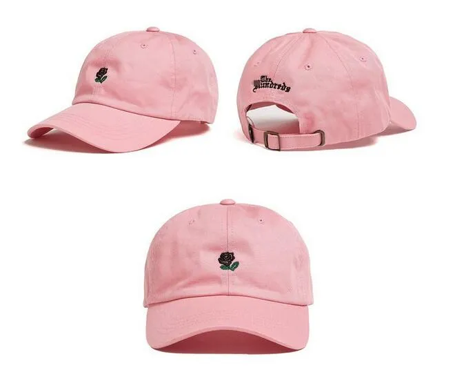 Casquette de baseball de créateur de fleur rose chapeau les centaines de casquettes pour hommes femmes casquette de baseball de golf casquette papa camionneur DHL gratuit