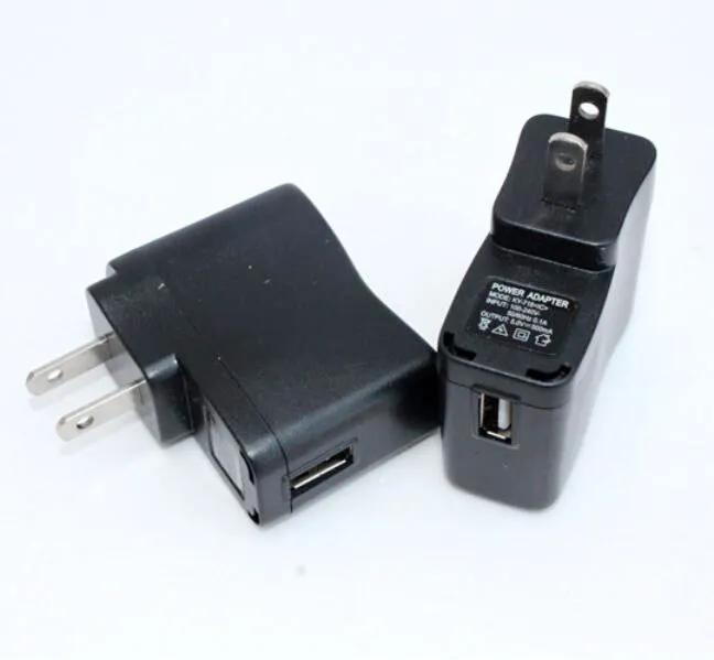 EGO Duvar Şarj Cihazı Siyah USB AC Güç Kaynağı Duvar Adaptörü Adaptörü MP3 Şarj Cihazı ABD Fişi EGO-T EGO Pil MP3 MP4 Siyah için çalışır
