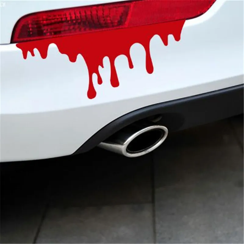 Wholesale Cool Car Bumper Stickers Red Reflective Creative Cartoon Car Stickers Decals for Tail Light Auto Body Decoration 2024