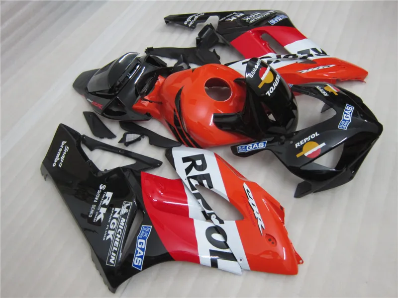 Injecção livre personalizar kit de carenagem para Honda CBR1000RR 04 05 vermelho preto carenagem conjunto CBR1000RR 2004 2005 OT16