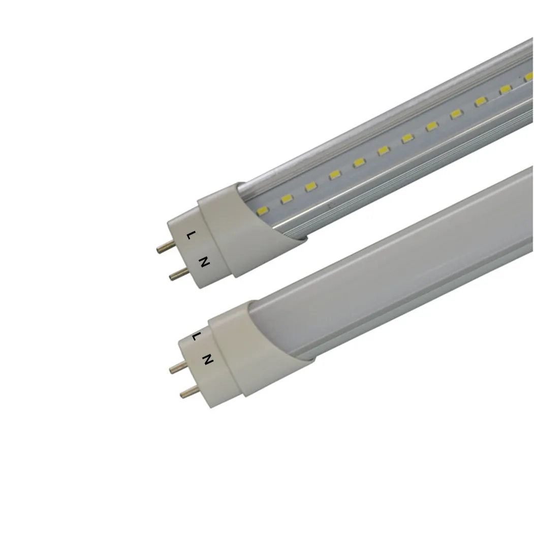 High Bright 4ft T8 LED-rörljus Engång Ensidig POWER INPUT LED-rör 2FT 3FT 5FT SMD 2835 LED-fluorescerande lampor