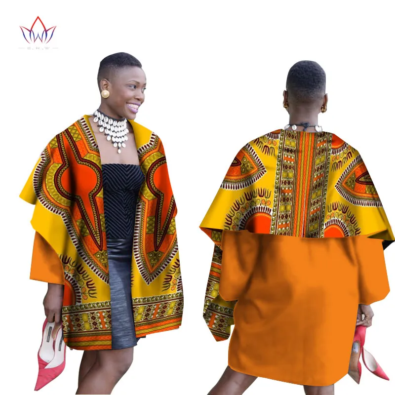 Ankara Fashions Original Designs Womens Cape Coat Caashole Coats Dashiki African Print Plus Size Women Clotheswy1139