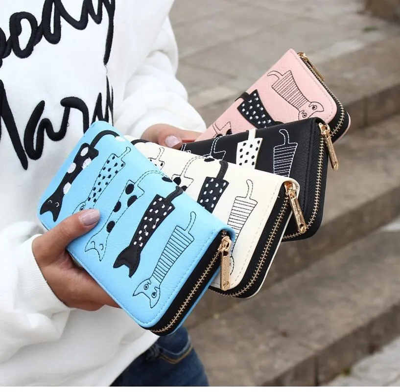 Womens Leather Purses Famous Brand Designer Coin Credit Card Holder