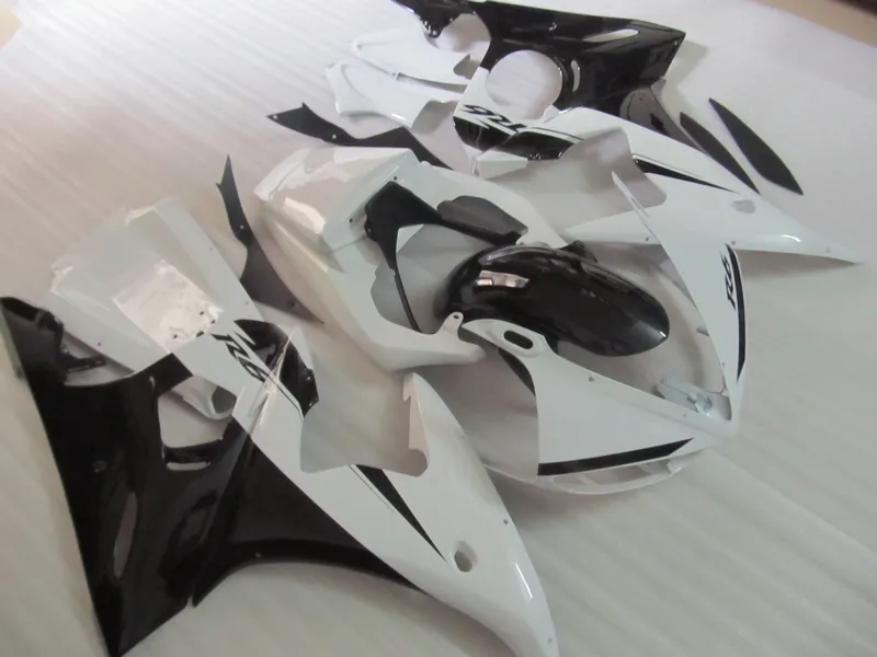 High quality fairing kit for Yamaha YZF R6 03 04 05 white black fairings set YZF R6 2003 2004 2005 OT23