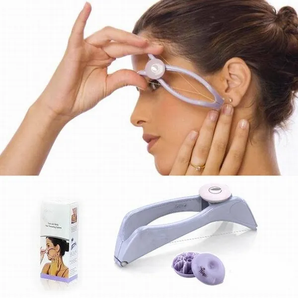 Nowa Wiosna Twarz Pielęgnacja Skóry Twarz Twarz Facial Włosy Remover Gwinting Epilator Defeater DIY Uroda Narzędzia