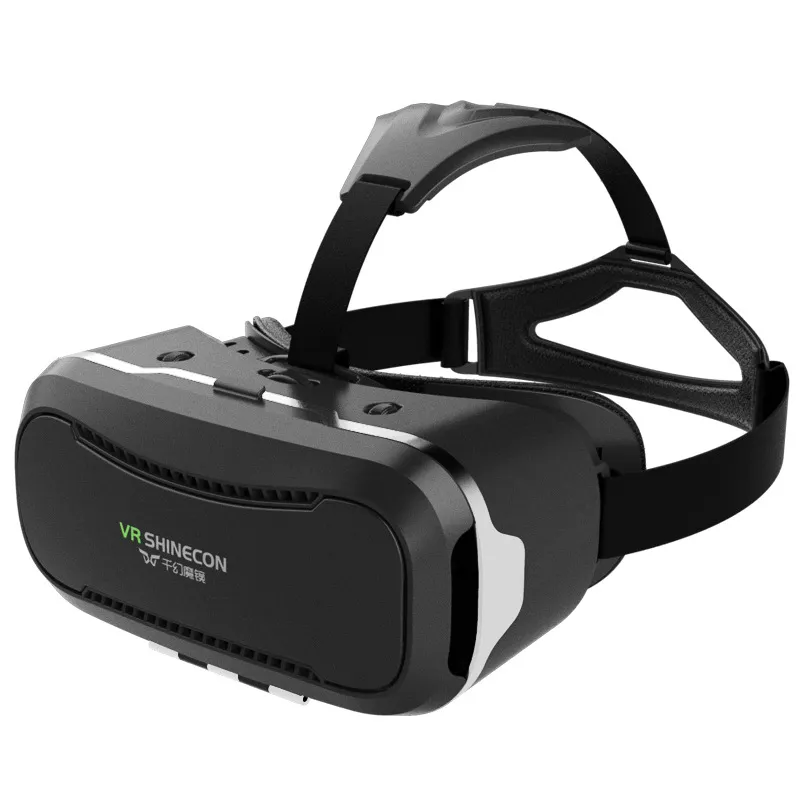 Wholesale- VR SHINECON 2nd VersionVirtual Reality Glasses Headset per video 3D Film Giochi compatibili con la maggior parte dei 3.5 "-6.0" iPhone
