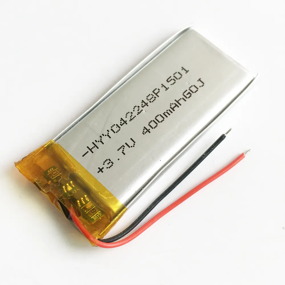 3.7V 400mAh 402248リチウムポリマーLi-PO充電式バッテリーLiイオンセルPSP vedioゲームBluetoothスピーカーランプ