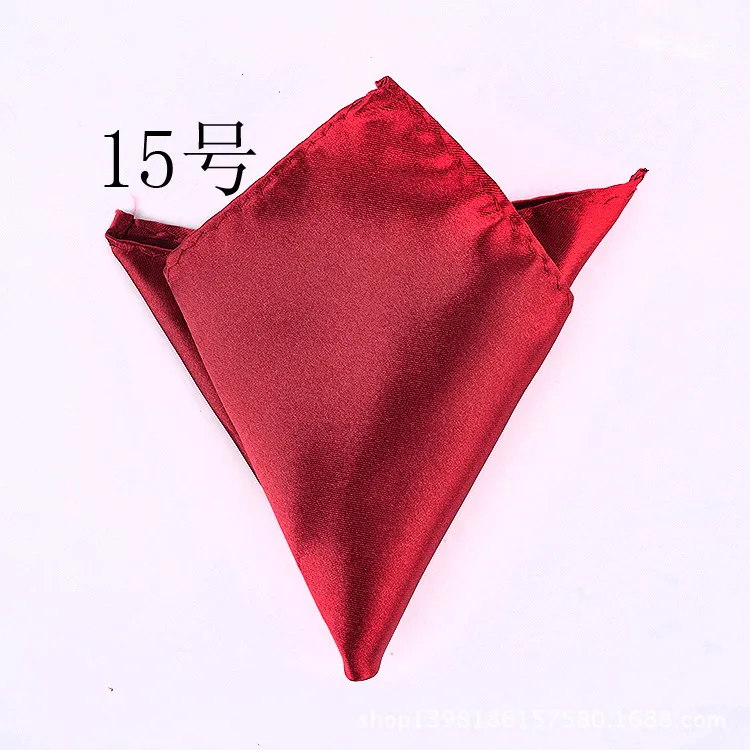 Fashion Mens formal wear suits pocket handkerchief solid color square handkerchiefs Solid Color Optional Multi-types DHL