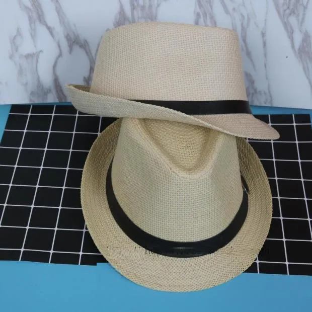 Vogue Hommes Femmes Chapeaux De Paille doux Fedora Panama Chapeaux En Plein Air avare bord Caps Couleurs Choisir ZDS * 10