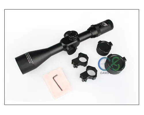 Canis Latrans 4-16x50SFIRF Side Foucs Rifle Scope Magnification 4x-16x para caza al aire libre con buena calidad L1-0201