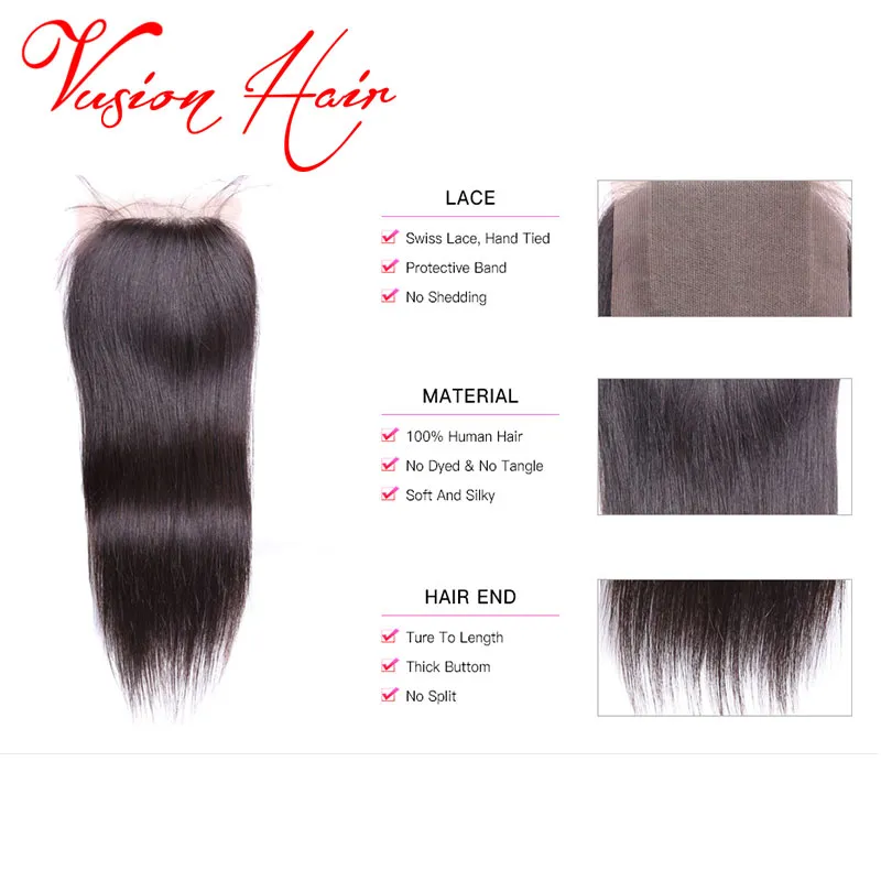 Body Wave Brasilian Hair Weaves 4x4 Stängning Oproponerad mänsklig hårförlängningar bra billiga mink Brazliliansk kroppsvåg stängning3884588