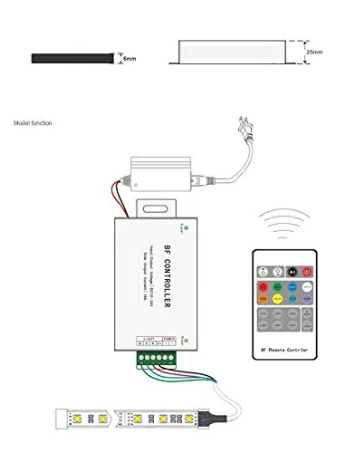 Remote Led Smd DC12V 24V 12A Wireless RF LED Remote Controller ... From Tobetterlife ...