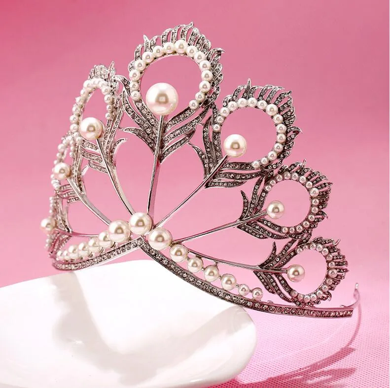 New Cheapest Crowns Hair Accessory Rhinestone Jewels Pretty Crown
