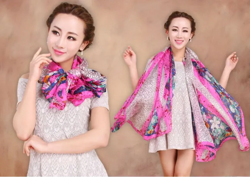 Gorgeous 100% Silk scarf Shawl SCARF scarves Scarf #1428