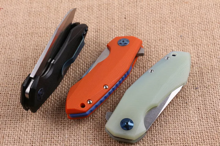 Sıfır tolerans ZT 0456 D2 Taktik Katlanır Bıçak G10 Kamp Avcılık Hayatta Kalma Çakı Askeri Yardımcı EDC Flipper Rulman EDC