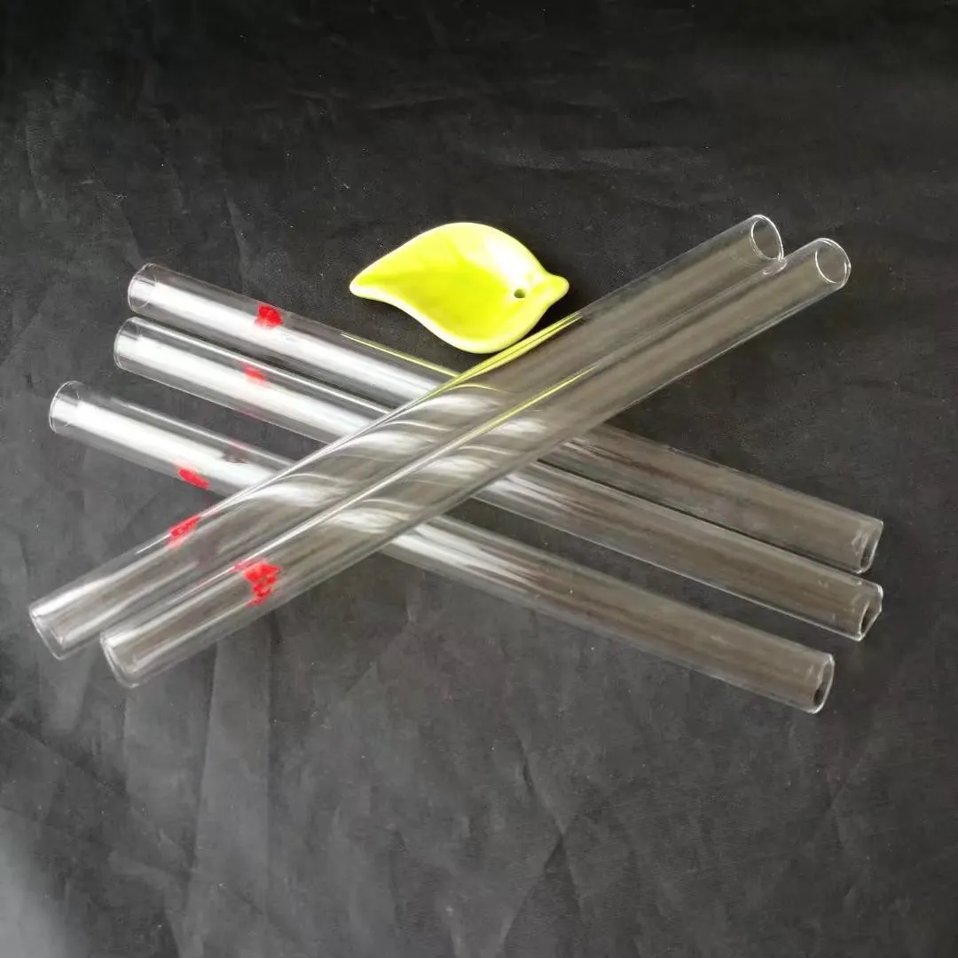 透明なラブガラスチューブガラスオイルバーナーパイプ喫煙用の厚いパイレックスオイルタバコ透明ガラスチューブ水道