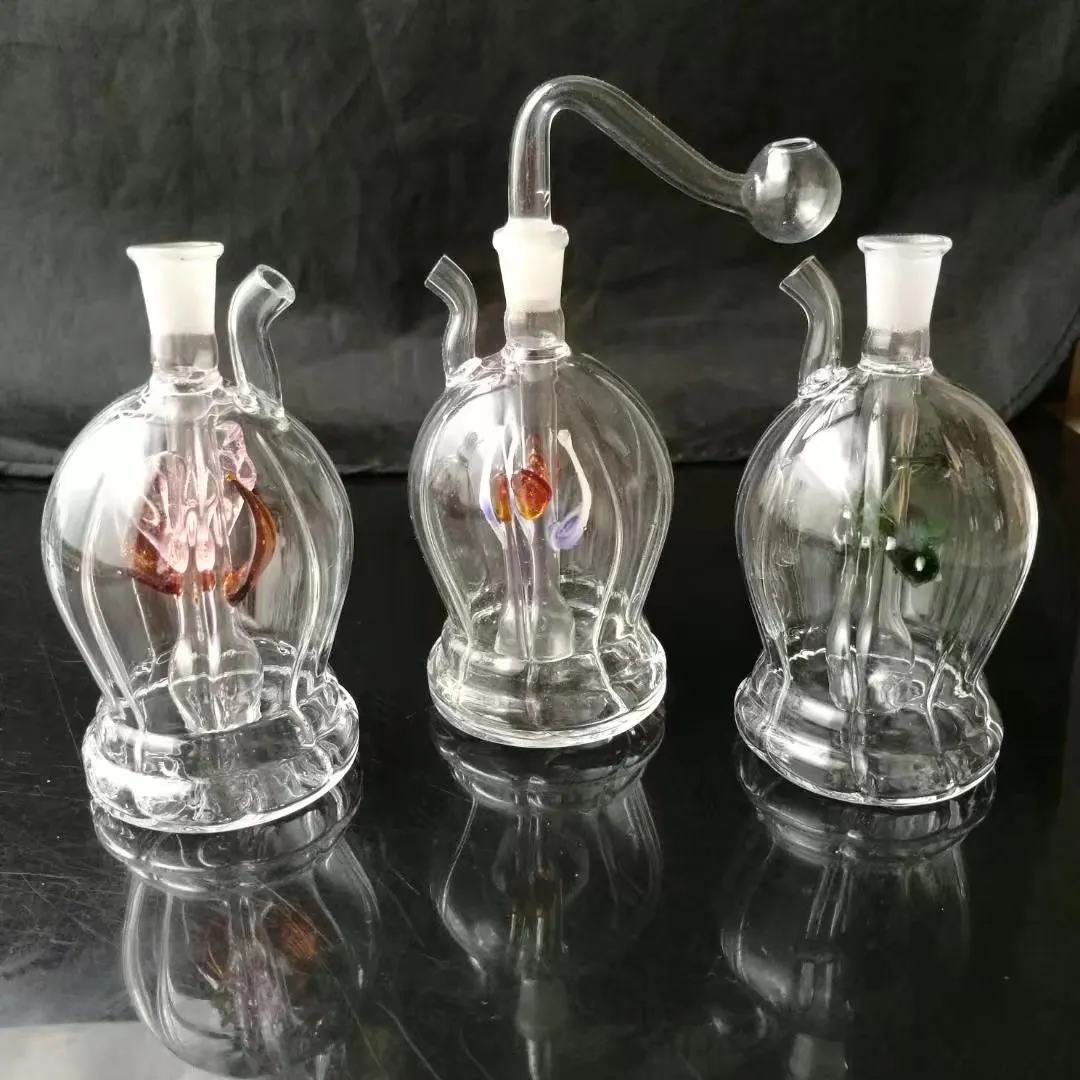 Free shipping wholesale Hookah Glass Flower Pot 3, in the flower variety, color random delivery
