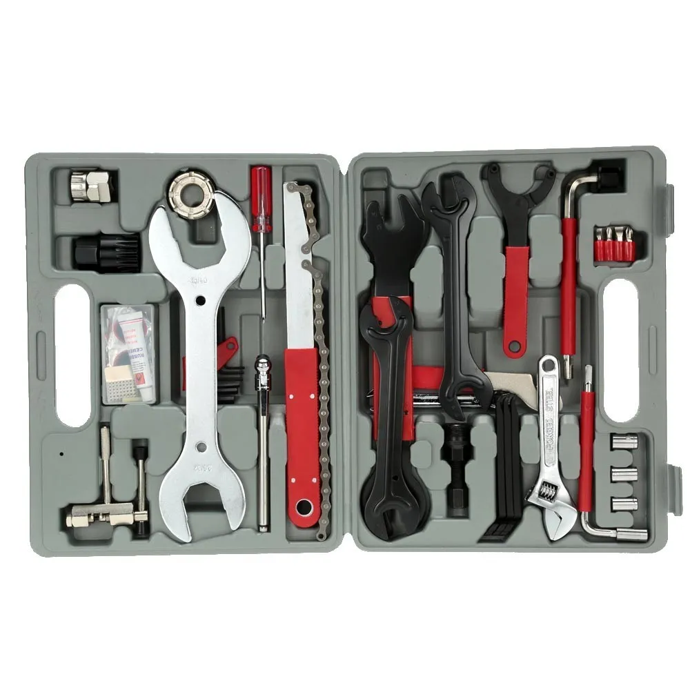 FZ044 44 em 1 Bicicleta Multi-função Ferramentas de Manutenção Ferramenta de Reparação de Bicicleta de Montanha Tool Kit Set Atacado