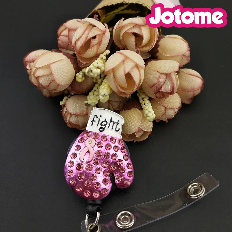 Nastro Rosa Del Cancro Al Seno Con Il Cuore Di Rosa Della Decorazione