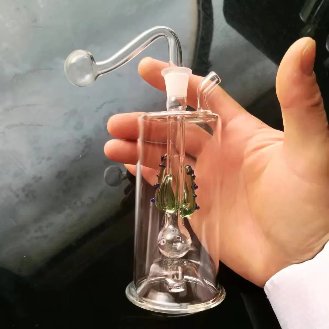 Accessori bong in vetro con meduse in vetro a quattro artigli, Tubi fumo colorati mini multi-colori Tubi tubi Miglior tubo in vetro cucchiai