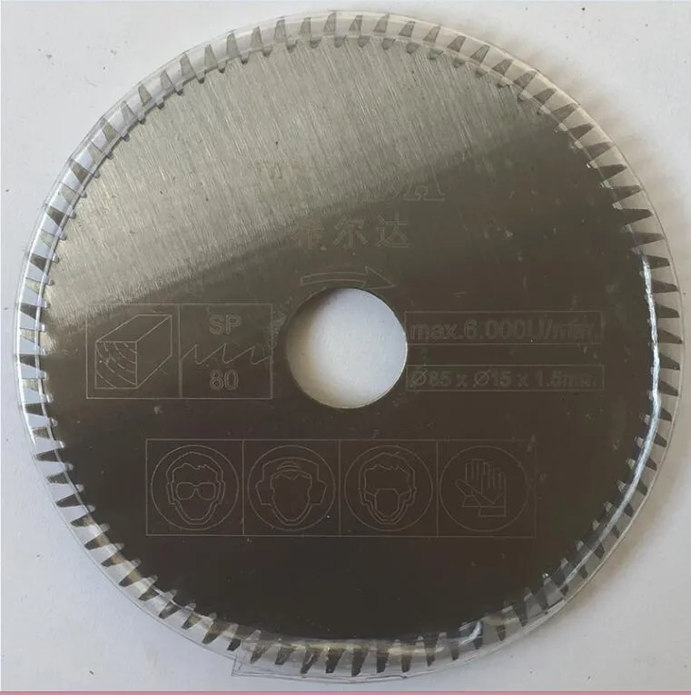 set mini saw blades cutting blades for mini circular saw diameter 85x15mm electric saw bladePower tool accessory blades6097780