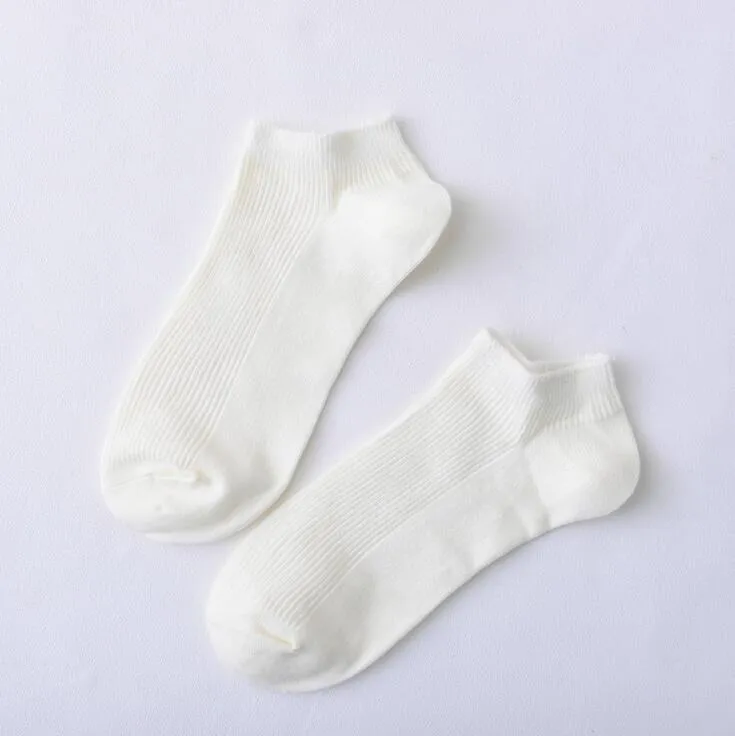 sale Solid color vertical candy colors cotton women's Socks & Hosiery double needle fresh sweet ladies sock LW005