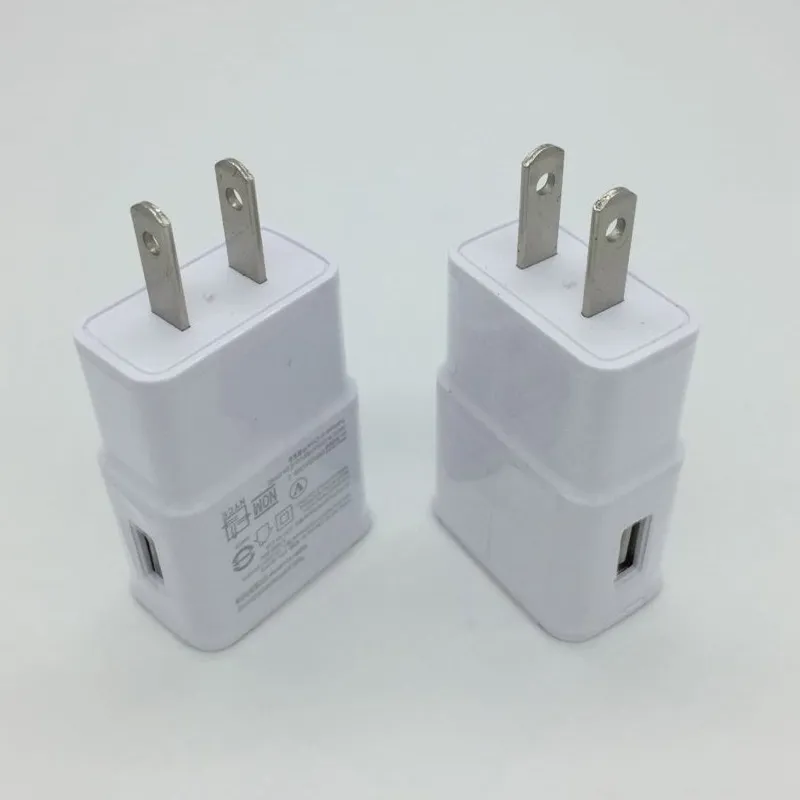 100PCS / LOT의 USB 벽 충전기 5V 2A AC 여행 홈 충전기 어댑터 미국 EU 플러그 범용 스마트 폰 안드로이드 전화에 대한