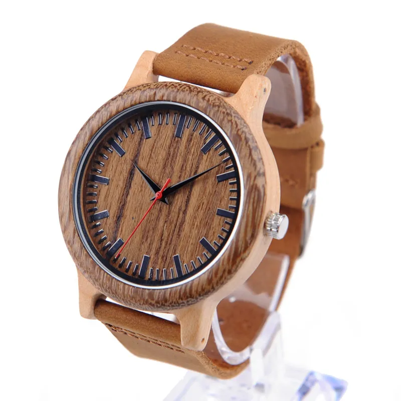 Bobo Bird M14 Men Wooden Watches Top Brand Luxury Antique Orologi Men With Leather Band in Paper Gift Box4672129