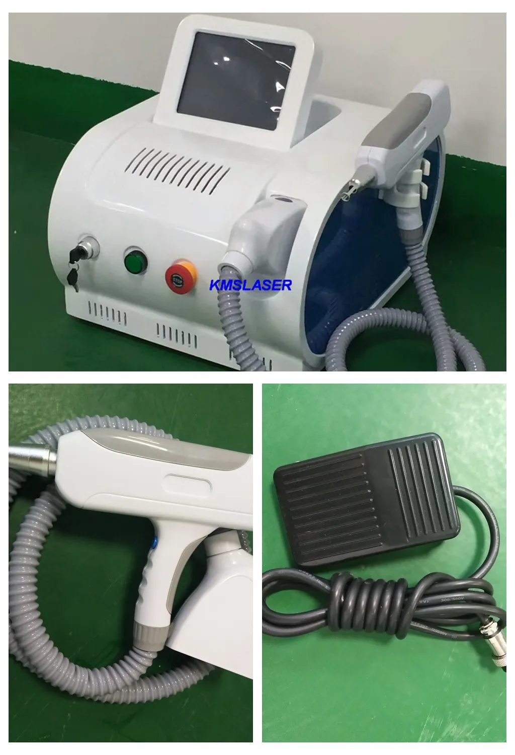 Q-Switch ND YAG Laserowy Maszyna do usuwania tatuażu z trzema leczeniem do usuwania blizny do usuwania blizny pigmentów 1064NM 532nm 1320 nm