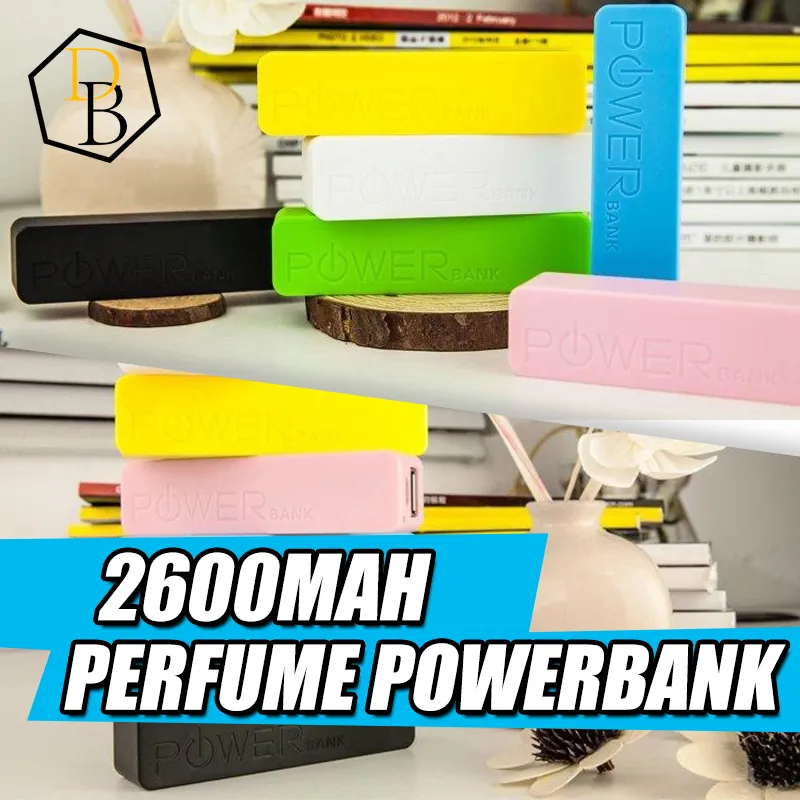 Najlepszy sprzedaż Universal 2600 mAh Przenośne Perfumy USB Zasilanie Banku Zewnętrzna Kopia zapasowa Bateria Ładowarka Awaryjna Zasilacz do podróży do telefonu komórkowego