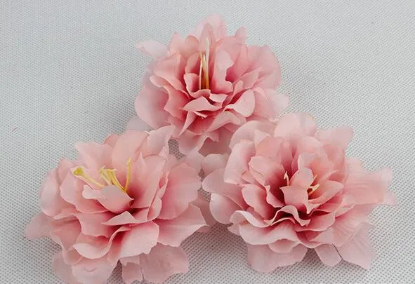 9 cm sztuczny jedwabny kwiat piwonia róży głowy do włosów wesele dekoracji rzemiosła kwiatowy G626