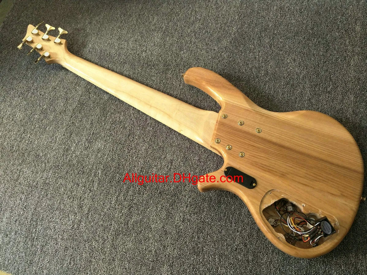 2017 Yeni 6 String Bas Maple Aktif Pikaplar Elektrik Bass03646968