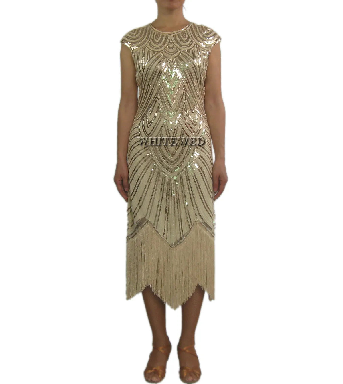 Retro Beaded 1920 Vintage Art Deco Cocktail Flapper Dresses Costume Long Jazz Era Flappers Great Gatsby Costume Dress Style in 1920's Women