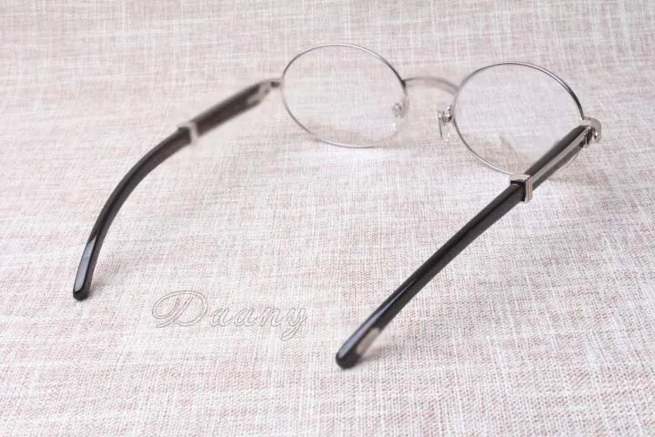 2019 nieuwe retro ronde bril 7550178 zwarte speaker bril mannen en vrouwen brilmontuur maat: 55-22-135mm