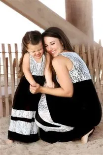 Mother Daughter Dresses Plus Size Long Short Sleeve Striped Family Matching Clothes Cotton Mom And Daughter Dress Family Clothing6241634