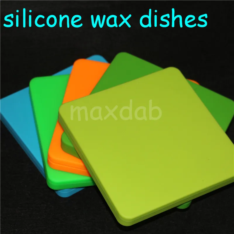 boxes Nonstick wax containers silicone box 5ml silicon container food grade jars dab tool storage jar oil holder siliocne wax pad dishes jar